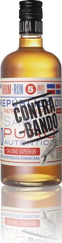 Ron Contra-Bando Calidad Superior 5 Años 38% Vol. 0,7l