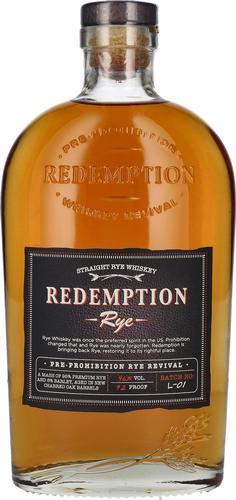 Redemption Rye Pre-Prohibition Rye Revival 46% Vol. 0,7l