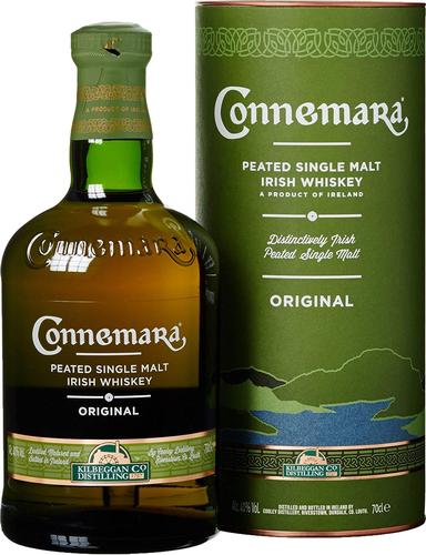 ORIGINAL Peated Single Malt Irish Whiskey 40% Vol. 0,7l in Giftbox