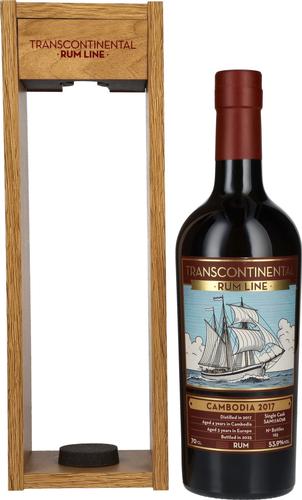 CAMBODIA Single Cask Rum 2017 53,9% Vol. 0,7l