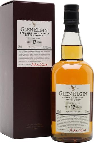 Glen Elgin 12 Years Old Hand Crafted 43% Vol. 0,7l in Giftbox