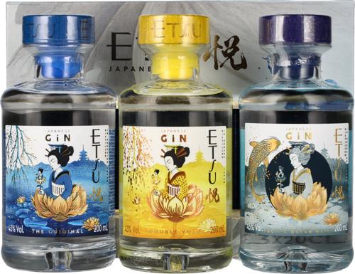 Japanese Gin Set 43,7% Vol. 3x0,2l in Giftbox