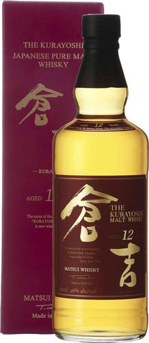 THE KURAYOSHI 12 Years Old Pure Malt Whisky 43% Vol. 0,7l in Giftbox