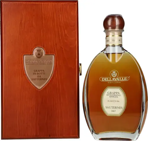 Grappa Affinata in botti da SAUTERNES 2007 42% Vol. 0,7l in Wooden case