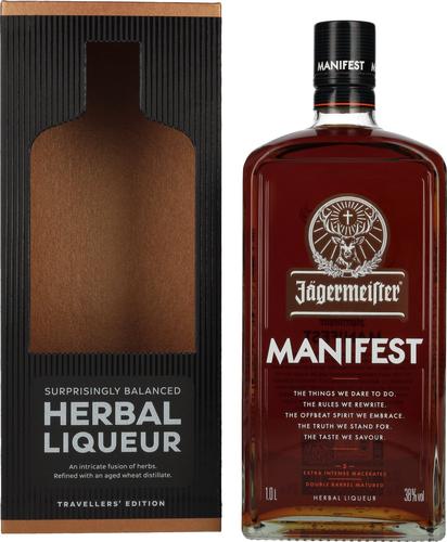 MANIFEST TRAVELLERS' EDITION Herbal Liqueur 38% Vol. 1l in Giftbox