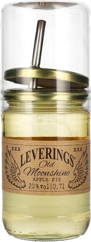 Leverings Old Moonshine Apple Pie Liqueur 20% Vol. 0,7l with Pourer