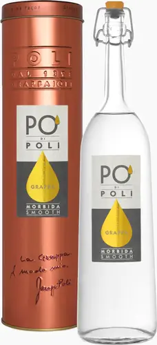 Grappa Po di Poli Morbida Smooth 40% Vol. 0,7l in Tinbox