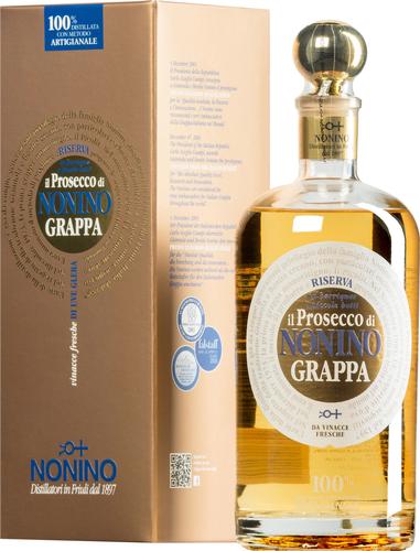 Grappa Monovitigno il Prosecco in Barriques 41% Vol. 0,7l in Giftbox