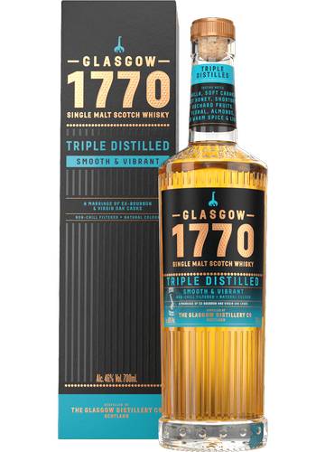 GLASGOW 1770 TRIPLE DISTILLED 46% Vol. 0,7l