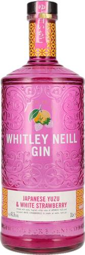 Whitley Neill JAPANESE YUZU & WHITE STRAWBERRY GIN 41,3% Vol. 1l