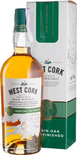 VIRGIN OAK CASK Single Malt Irish Whiskey 43% Vol. 0,7l in Giftbox