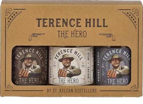 Terence Hill THE HERO Set 38,7% Vol. 3x0,05l in Giftbox
