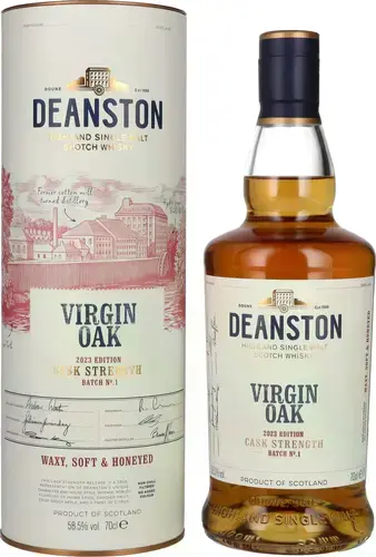 VIRGIN OAK Highland Single Malt Cask Strength Batch No. 1 Edition 2023 58,5% Vol. 0,7l in Giftbox