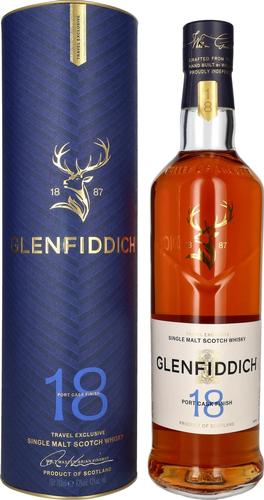 18 Years Old Port Cask Single Malt Travel Exclusive 43% Vol. 0,7l in Giftbox