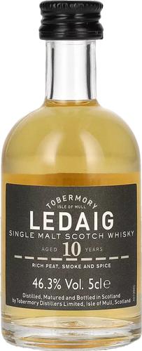10 Years Old PEATED Single Malt Scotch Whisky 46,3% Vol. 0,05l (Mini)
