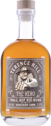 Terence Hill THE HERO Nutty Hazelnut Liqueur 21% Vol. 0,7l