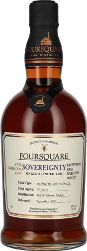 14 Years Old SOVEREIGNTY Single Blended Rum 62% Vol. 0,7l