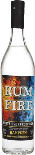 RUM FIRE White Overproof Rum 63% Vol. 0,7l