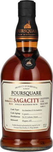 12 Years Old SAGACITY Single Blended Rum 48% Vol. 0,7l