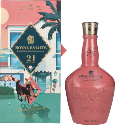 21 Years Old THE MIAMI POLO EDITION Blended Scotch Whisky 40% Vol. 0,7l in Giftbox