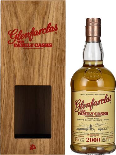 THE FAMILY CASKS Single Cask SUMMER 2021 Refill Sherry Butt 2000 57,9% Vol. 0,7l in Wooden box