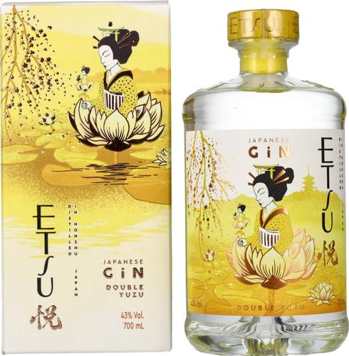 DOUBLE YUZU Gin 43% Vol. 0,7l in Giftbox