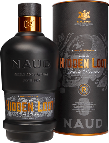 HIDDEN LOOT - DARK RESERVE Spiced Rum 41% Vol. 0,7l in Giftbox