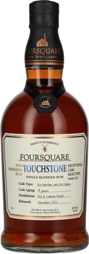14 Years Old TOUCHSTONE Single Blended Rum 61% Vol. 0,7l