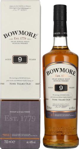 9 Years Old Islay Single Malt Scotch Whiskey 40% Vol. 0,7l in Giftbox
