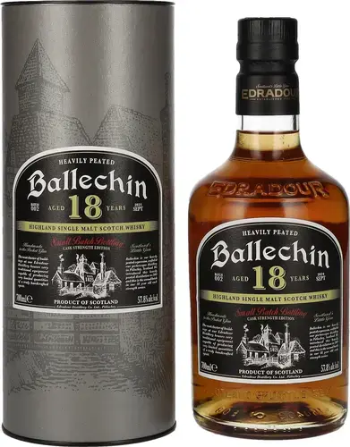 Ballechin 18 Years Old Highland Single Malt Cask Strength Batch #2 57,8% Vol. 0,7l in Giftbox
