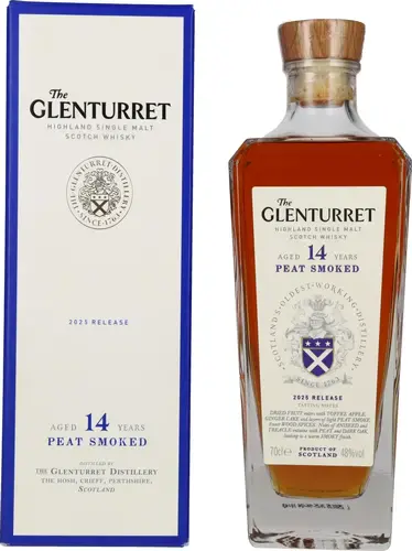 14 Years Old PEAT Smoked Release 2025 48% Vol. 0,7l in Giftbox