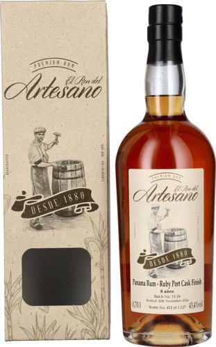 8 Años Ruby Port Cask Finish Panama Rum 43,4% Vol. 0,7l in Giftbox