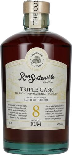 Triple Cask 8 Year Old Rum 43% Vol. 0,7l
