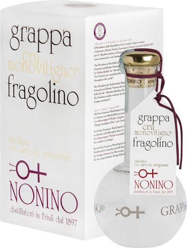 Grappa Fragolino Cru 45% Vol. 0,5l in Giftbox