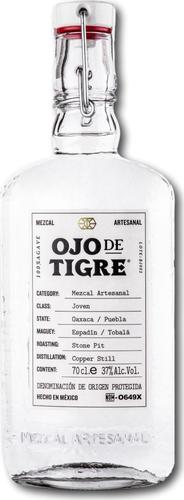Ojo de Tigre Mezcal Espadín / Tobalá Artesana Joven 100% Agave 37% Vol. 0,7l