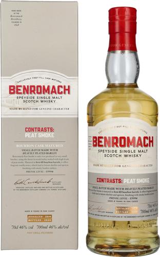 PEAT SMOKE Speyside Single Malt 2014 46% Vol. 0,7l in Giftbox