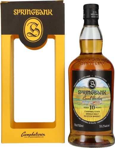 10 Years Old Local Barley Campbeltown Single Malt Scotch Whisky 55,2% Vol. 0,7l in Giftbox
