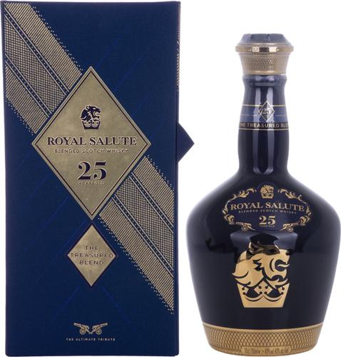 Royal Salute 25 Years Old THE TREASURE BLEND 40% Vol. 0,7l in Giftbox