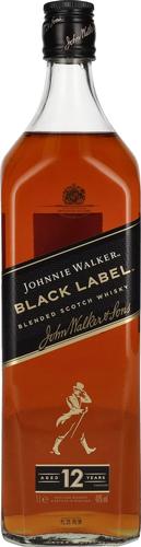 BLACK LABEL 12 Years Old Blended Scotch Whisky 40% Vol. 1l