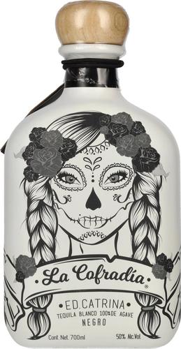 ED. CATRINA Tequila Blanco 100% de Agave NEGRO 50% Vol. 0,7l